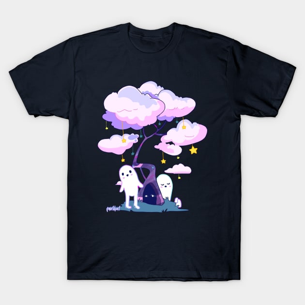 Friendly Ghosts T-Shirt by paintdust